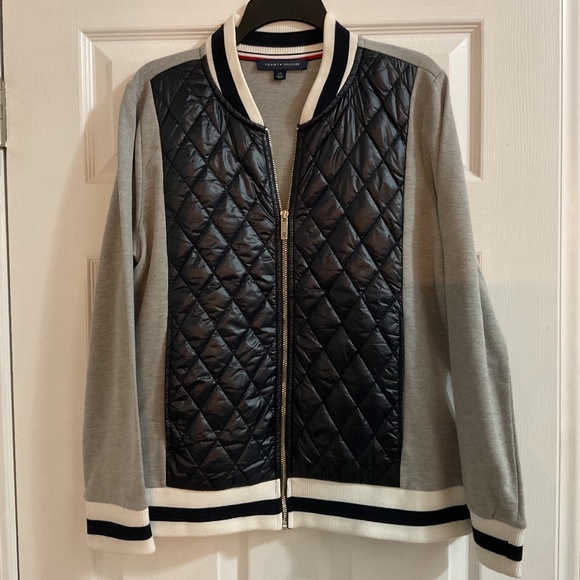 Tommy Hilfiger Lush Life Casual Quilted Bomber Jacket - Picture 1 of 6